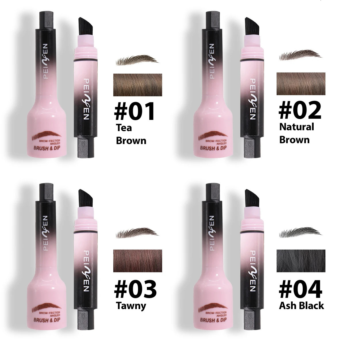 3D Eyebrow Gel Dyeing Cream with Brush Long-lasting Air-cushion Dye Brows Tint Long-lasting Natural Makeup Eyebrow Enhancer1PC 250809