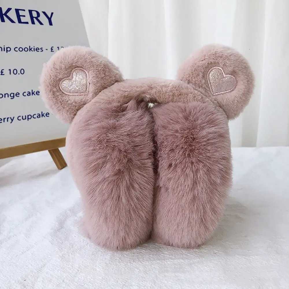 Bear Ears Winter Warm Earmuffs Plush Thick Soft Earmuffs Protect Ears Warm Earmuffs XJ250812