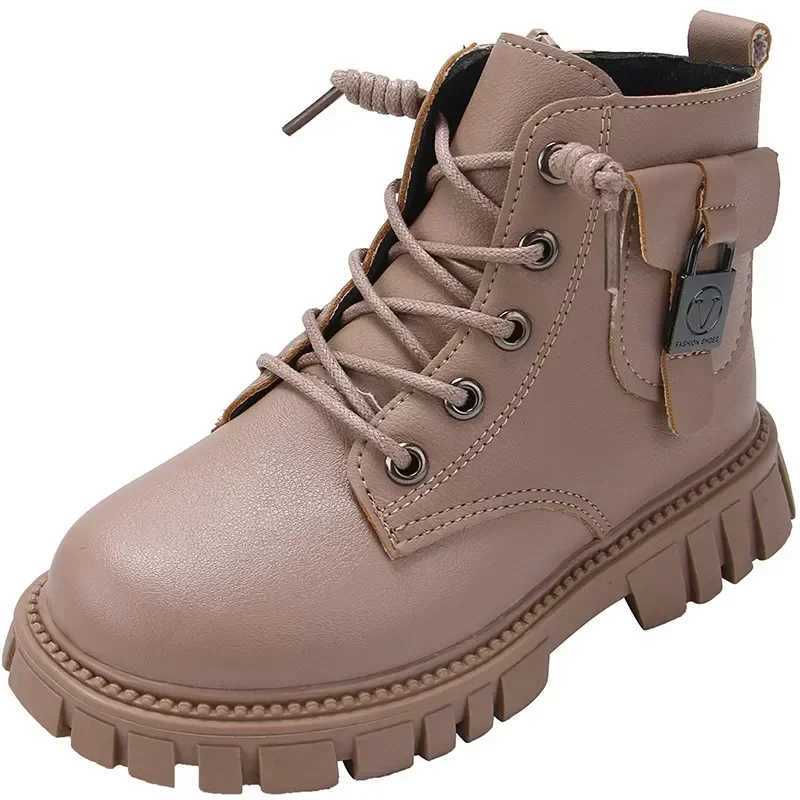 New Winter Children Snow Boot Kids Fashion Shoes Waterproof Fabric Non-Slip Girl Cotton Shoes Boy Snow Boots Warm Outdoor Boots XJ250812