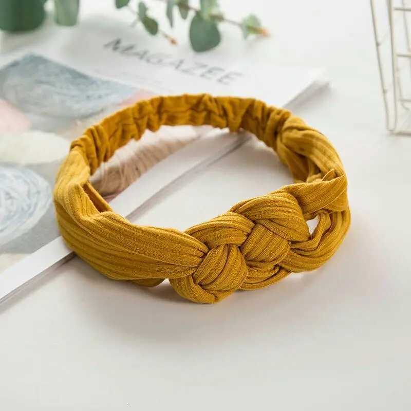 Vintage Knot Band for Wen Twisted Elastic Hairbands Cross Criss Wrap Cotton Yoga Bands Hair Accessories X250812