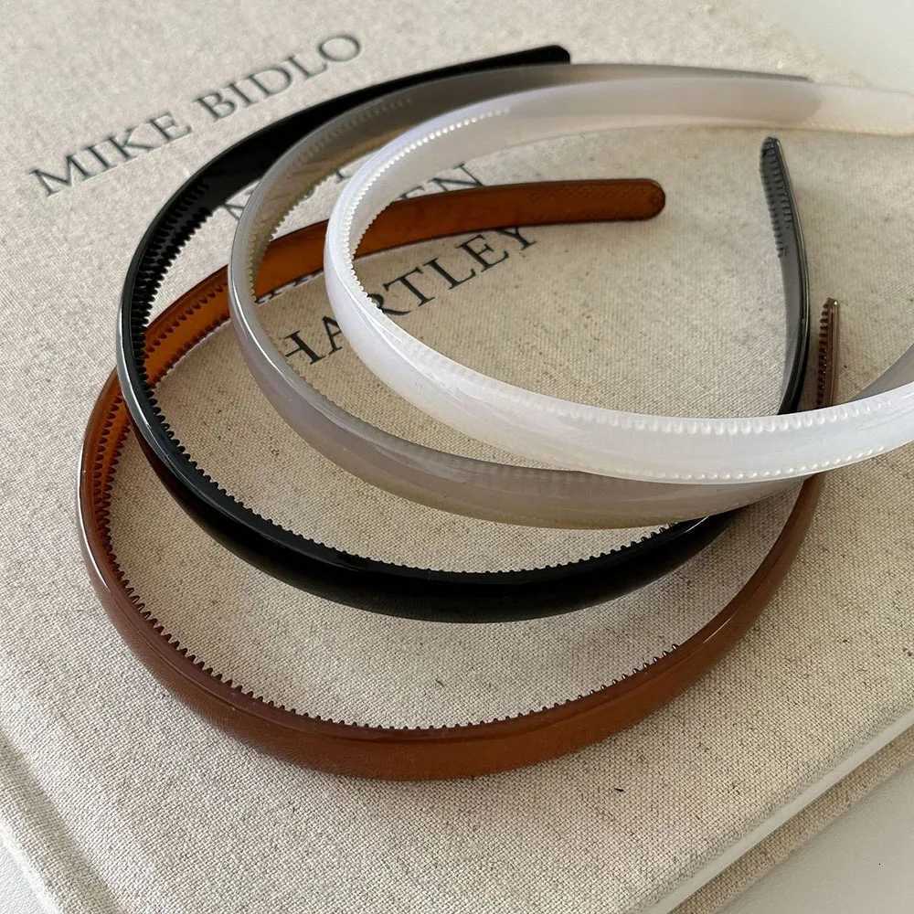 2pcs Cute Korean Colorful Solid Hairband Wen Band Girls Hoop for Daily Holiday Party Wear Washface Hair Accessories X250812