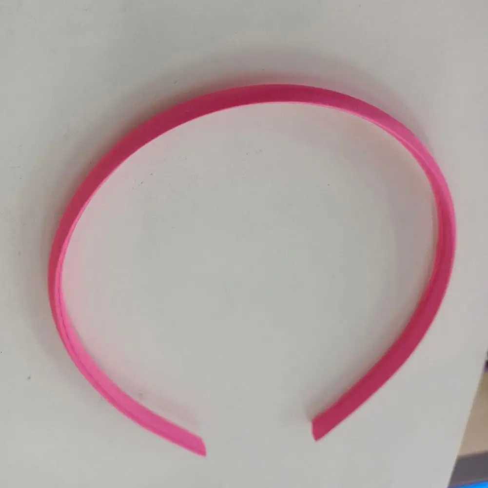 1PC Red Blue Green Satin Band for Girls Kids Hair Band Solid Color Thin Elastic Hair Hoop Accessories Piece X250812