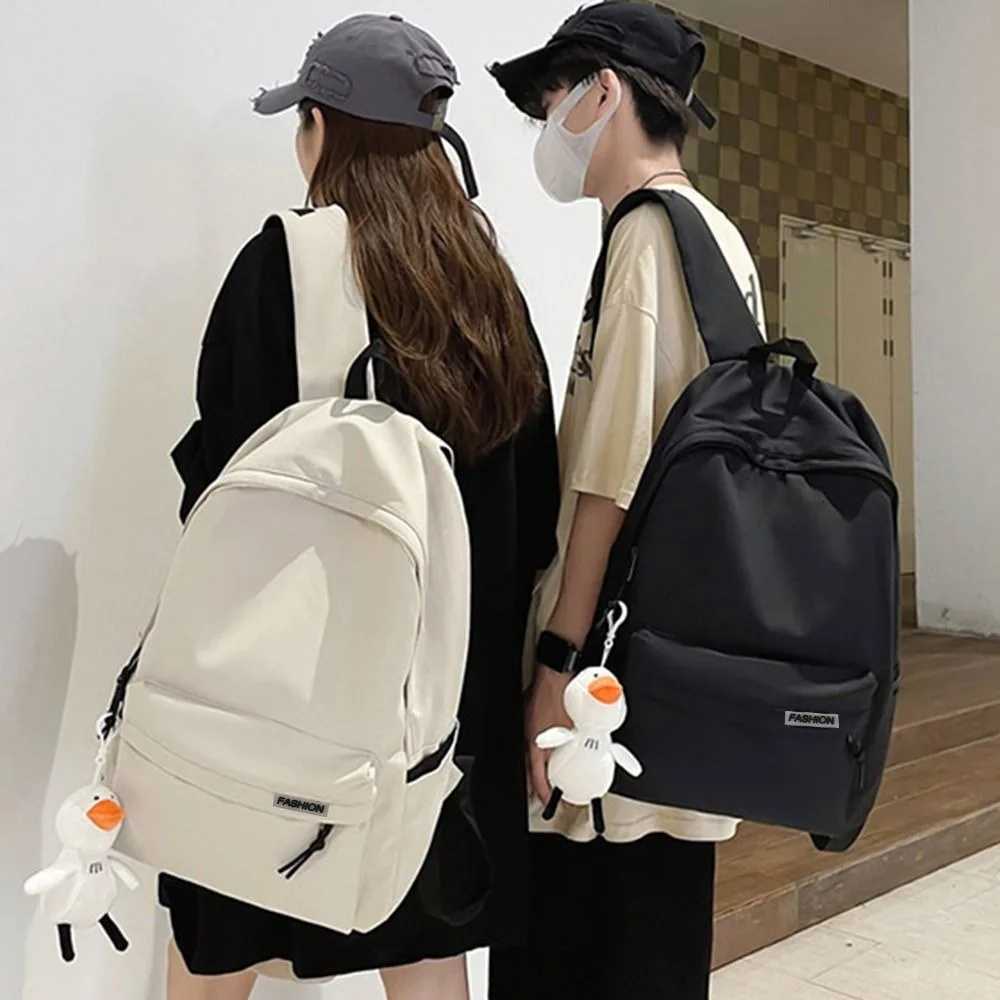 Creative Waterproof Teenage Nylon Book Bag Large Capacity Backpack Fashion Students School Bag Travel Backbag Y250811