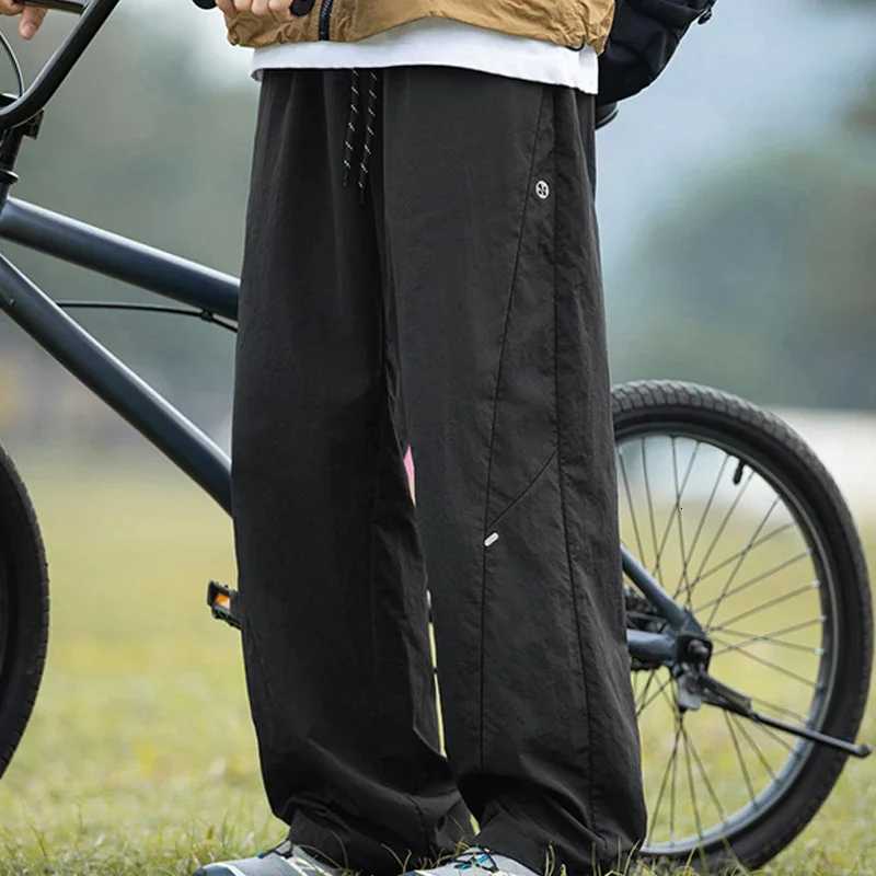2025 Spring New Casual Pants Men Waterproof Baggy Outdoors Men Cargo Trousers Running Excursion Men Clothing X250812