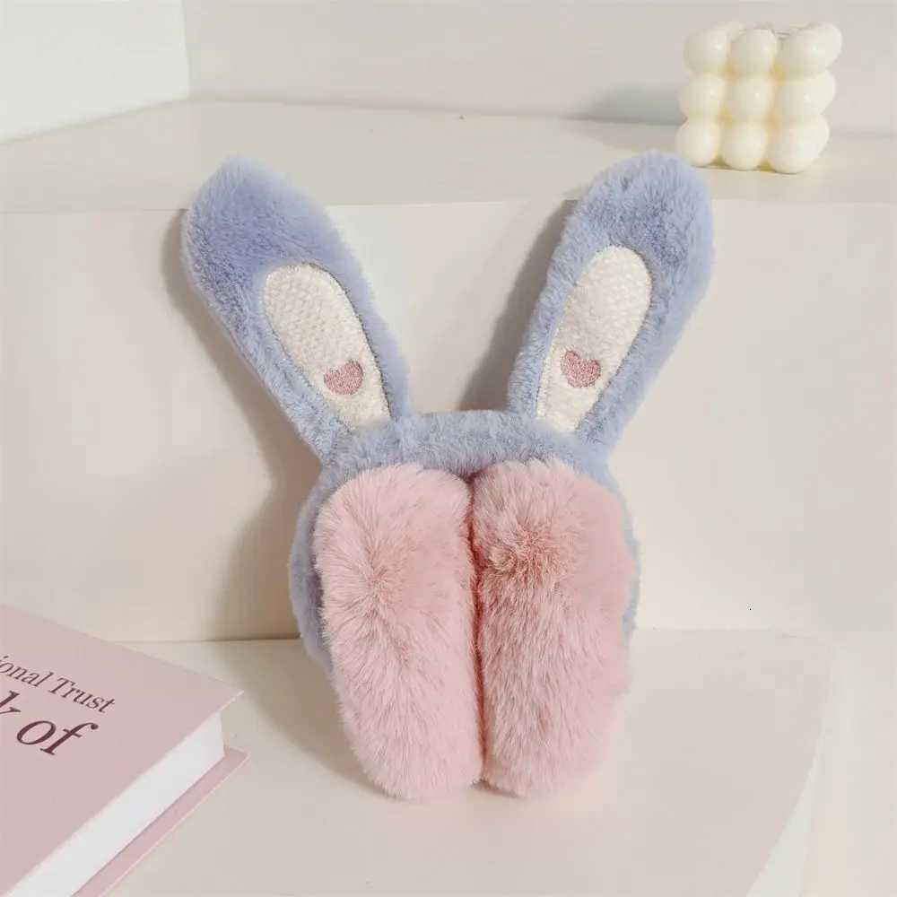 New Cartoon Rabbit Ear Warm Earmuffs Plush Rabbit Ear Covers Soft Keep Warm Winter Earflaps for Women XJ250812