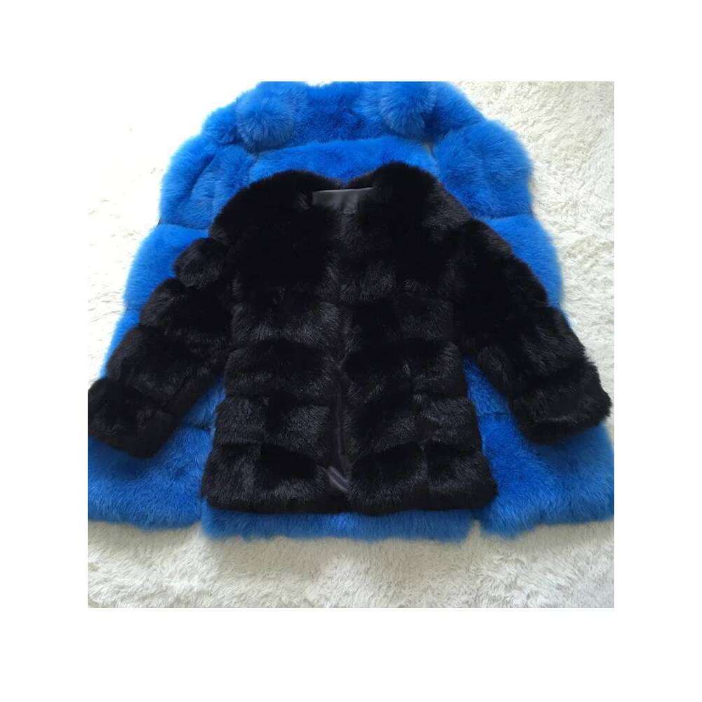 ZADORIN New Splicing Long Coat Thick Warm Winter Fashion Fluffy Faux Fur Jacket Coats For Women Outerwear MDNG 20250811