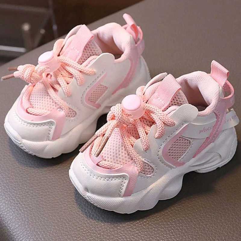 Autumn Mesh Breathable Kid Sport Shoes Lightweight Comfortable Casual Boys Girls Non-Slip Fit for 2-7 Years Old XJ250812