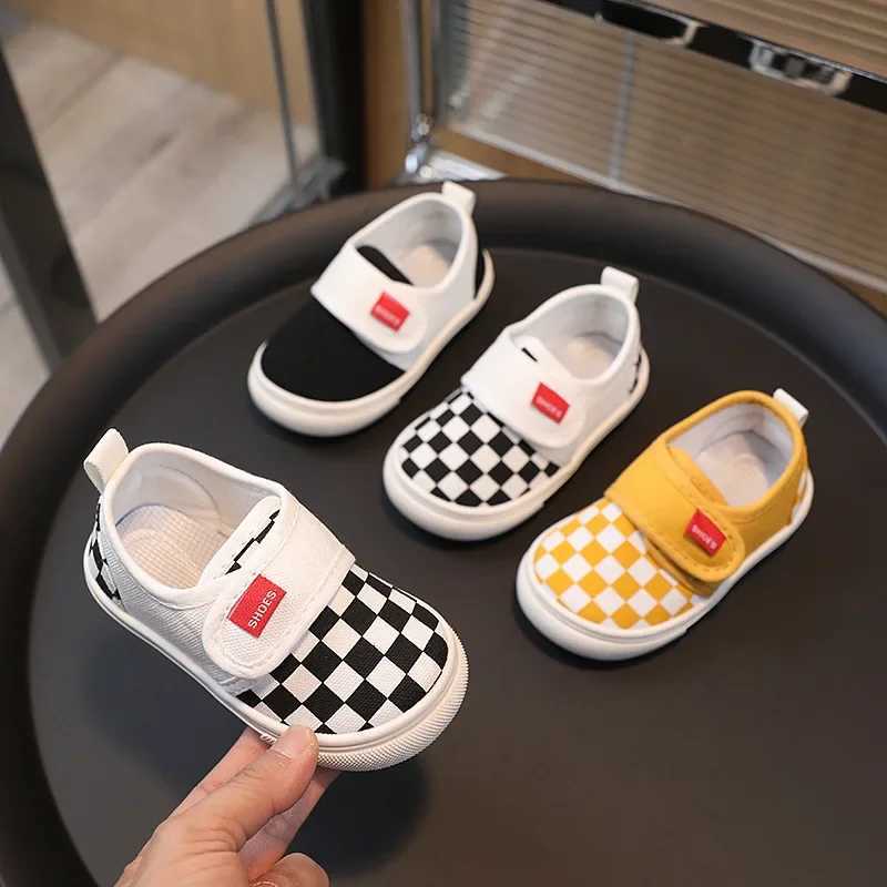 2025 Spring Summer New Children Canvas Shoes Boys Girls Cloth Shoes Kid Shoes Baby Kindergarten Shoes Baby SneakersXJ250812