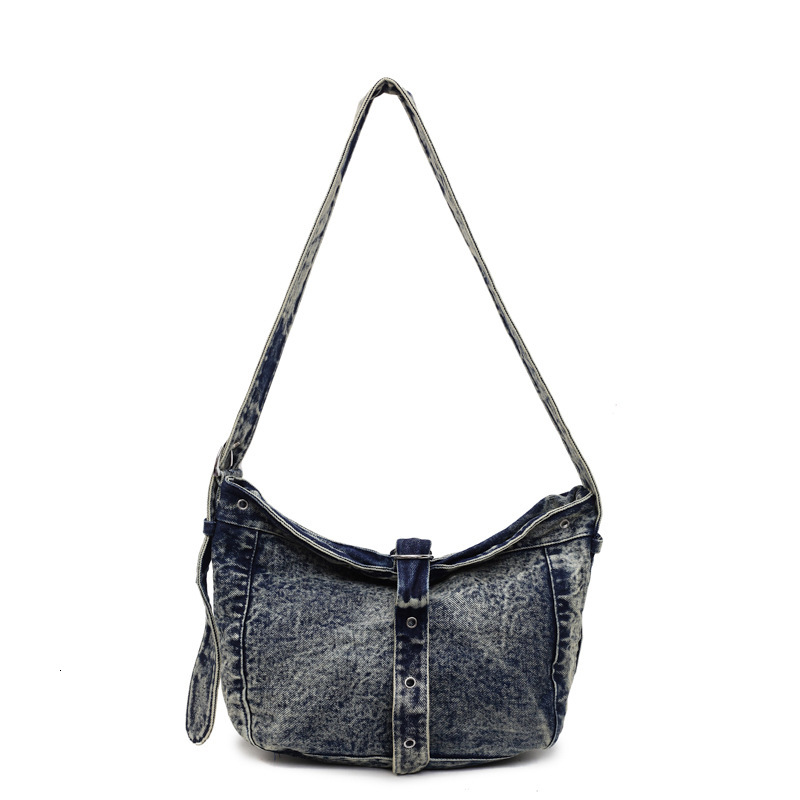 Denim New Fashion Versatile High-End Crossbody Large Capacity Commuter Tote Bag