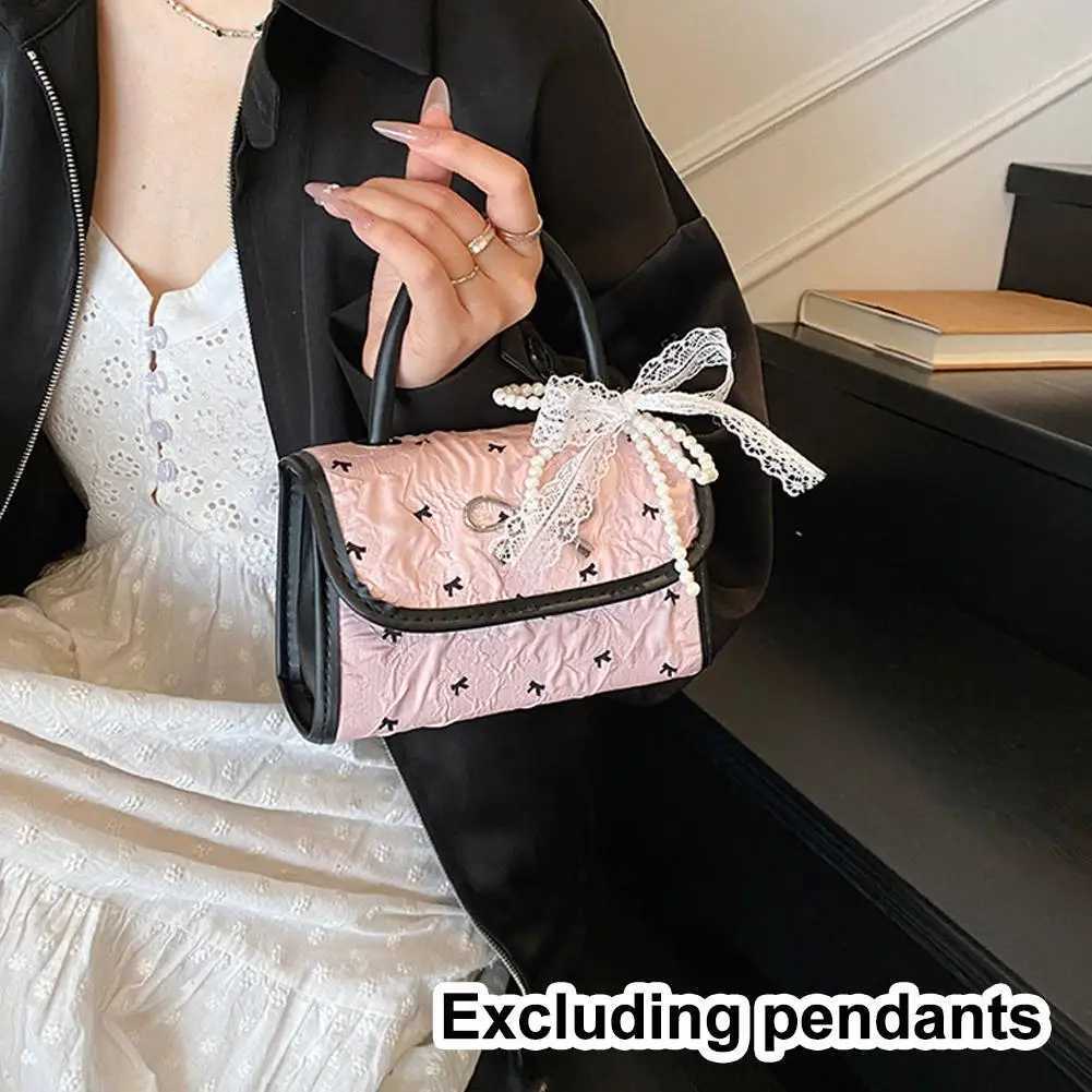 2025 New Fashion Butterfly Knot Handbag Womens French Style Underarm Versatile Single Shoulder Crossbody Bag Z250812