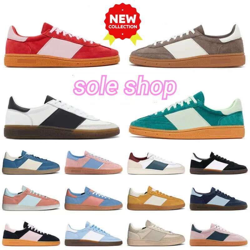 2025 new Wholeale Women Men Handball peziale Deigner Caual Shoe Athletic Sporty & Rich pezialneaker Platform Flat Suede Clear Pink Arctic Night Brown suede casual,A