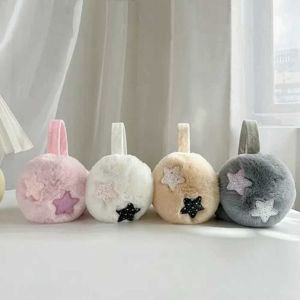 New Cute Star Warm Earmuff Windproof Ear Protection Ear Warmer Soft Plush Cold Protection Fluffy Ear Cover for Ladies XJ250812