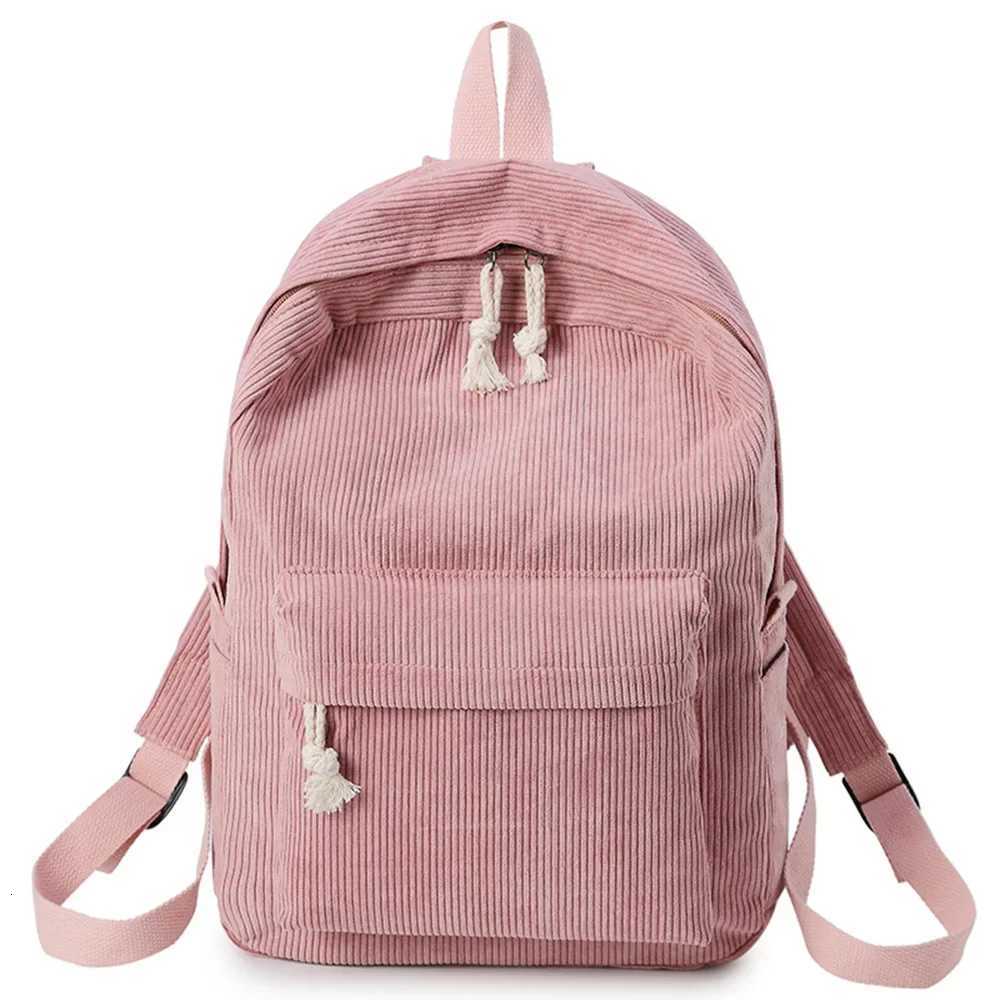 Personalized Corduroy Schoolbag Backpack Training Anti-theft Shoulder Bag For Teenager Knapsack Unisex Classic Campus Port Y250811
