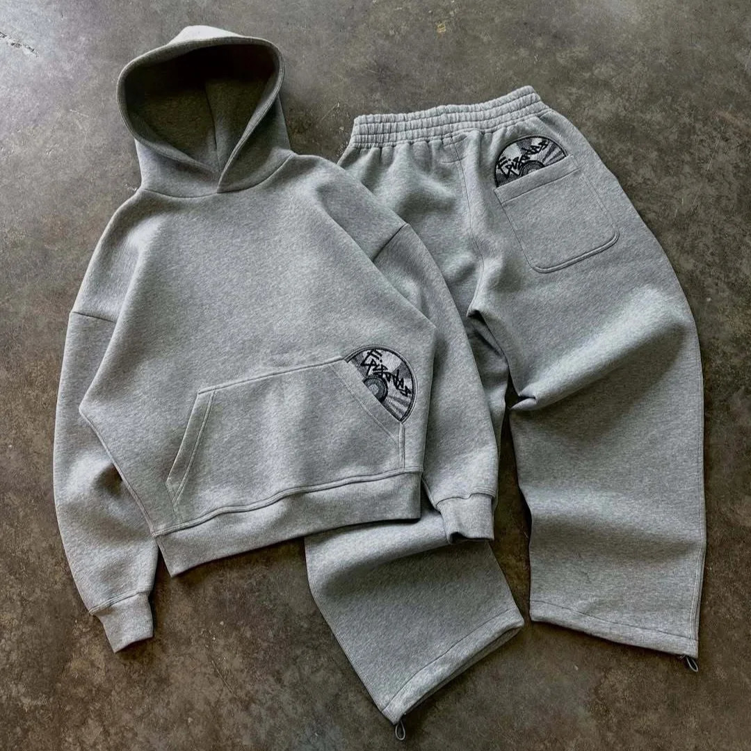 2025 Autumn Winter Hoodie Fashion Street Style Versatile Personalized Embroidery Couples 250729