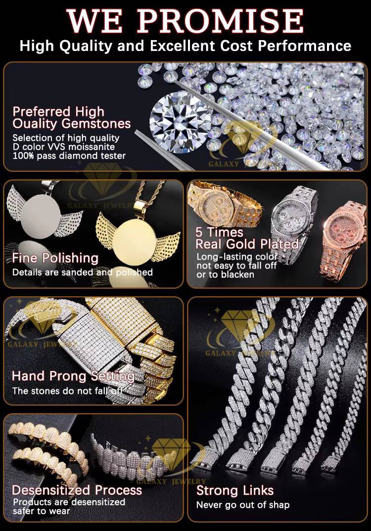 Fashion Jewelry 10K 14K 18K Solid Real Gold 6MM Cuban Link Chain Bracelet Hip Hop Necklace Fine Jewelry Men Women