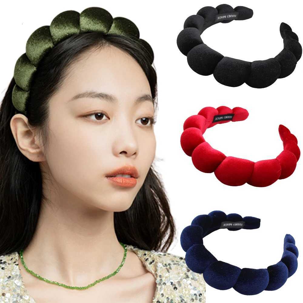 Fashion Padded Bands For Wen Wide Bezel Hairbands Thick Velvet Hair Hoop Girls Sponge Non-Slip Hairband Hair Accessories X250812