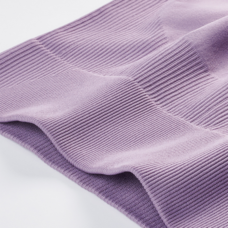 Baby's touch sensitive sports pants for women in summer breathable and widened high waisted fitness five quarter pants medium short tight pants e