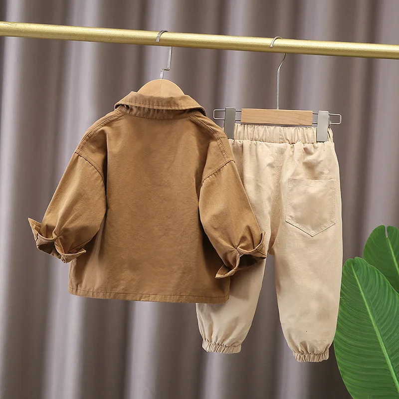 3Piece Sets Spring Autumn Baby Boy Clothes Korean Fashion Casual Long Sleeve TopsT-shirtPants Children Boutique Clothing BC274 250811
