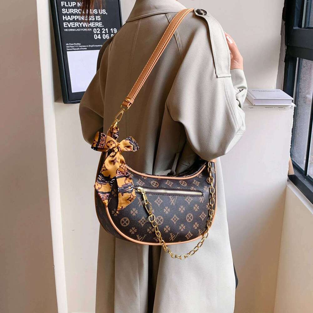 Hot Selling Trendy Style Chain - Strap Bag Casual Saddle Large Capacity Crossbody/Shoulder For Women Designer Bags