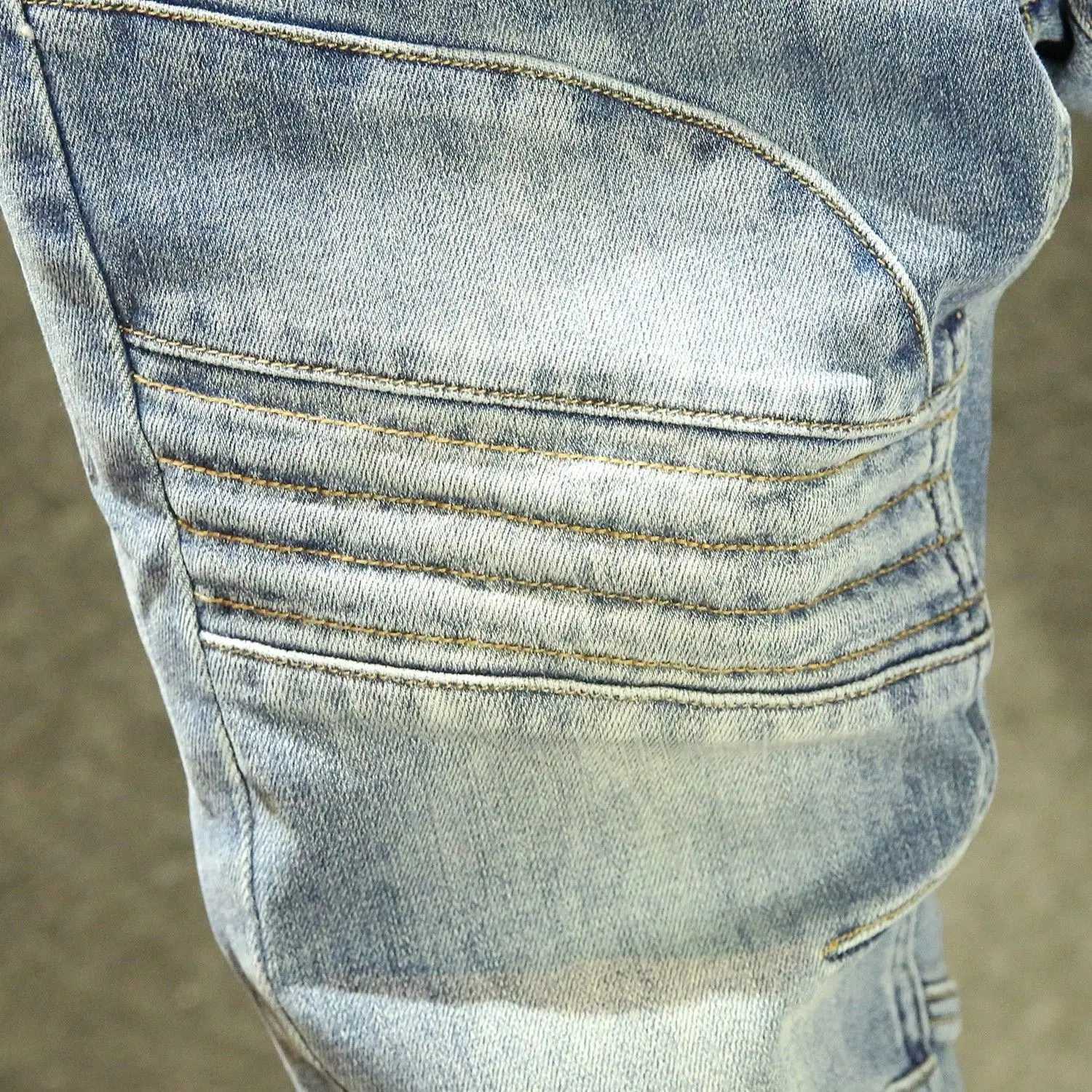 Designer Mens Jeans Luxury Fashion Slim Fit Denim Jeans Stylish Korean and Casual Spring and Autumn Look Casual Pencil Pants X250812