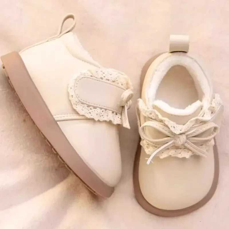 Children Shoes Girls Princess Sle Cotton Plush Soft Sole Boots Designer Elegant Par Dresses Shoes Cute Kids Casual Sneakers XJ250812