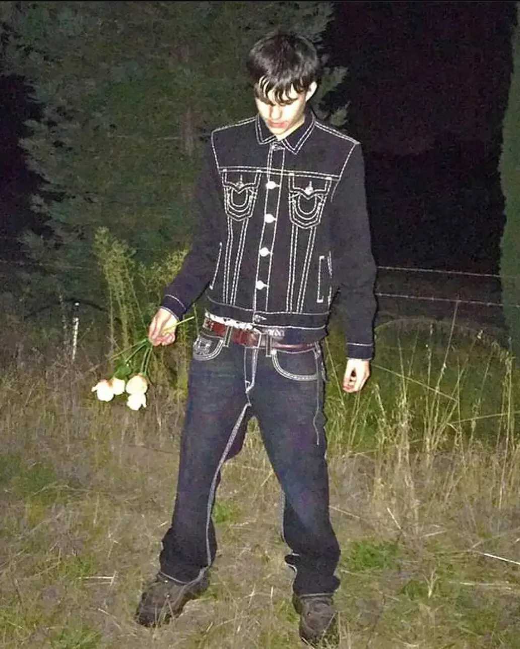 Hip Hop Fashion Embroidered Straight Leg Wide Leg Jeans Street Leisure Denim Pants Beautiful Y2k Vintage Gothic Men Clothing X250812