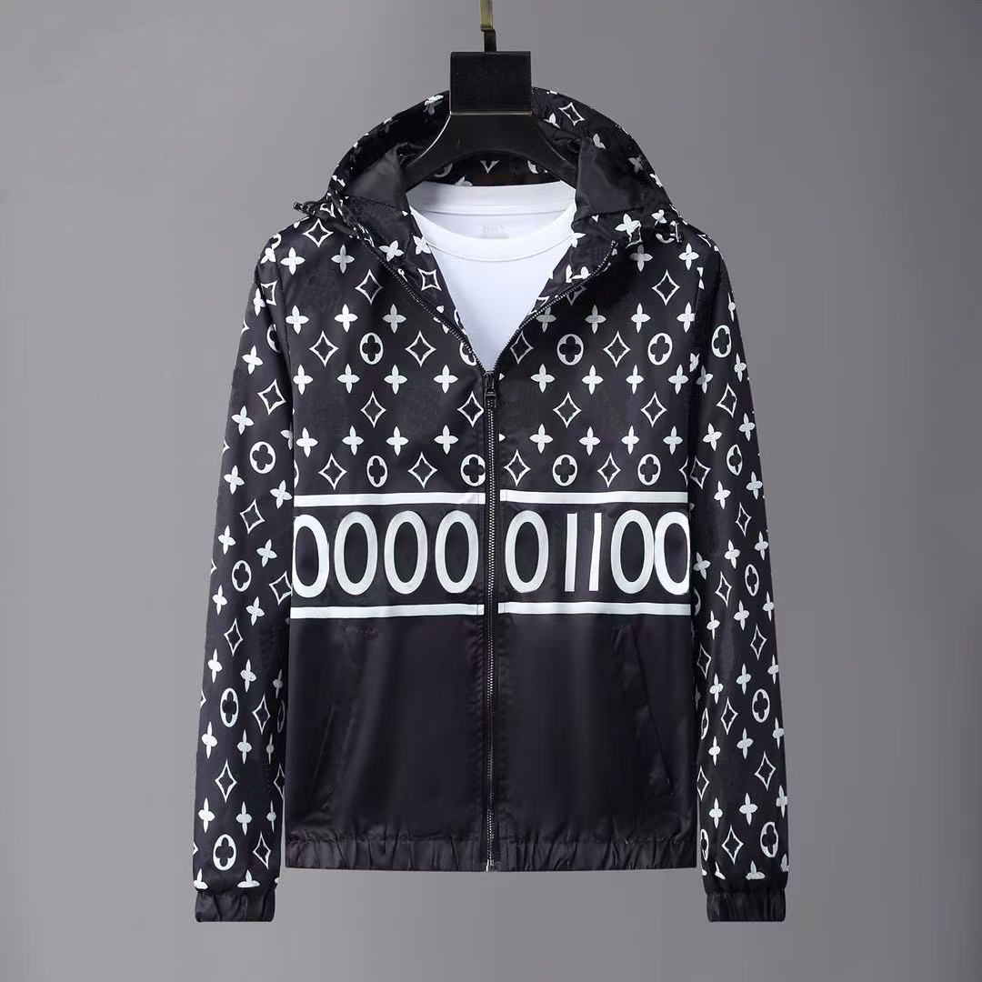 Mens jacquard jackets designer trench jeans coats Women's monogrammed autumn coat Luxury hip hop Jacket Outwear