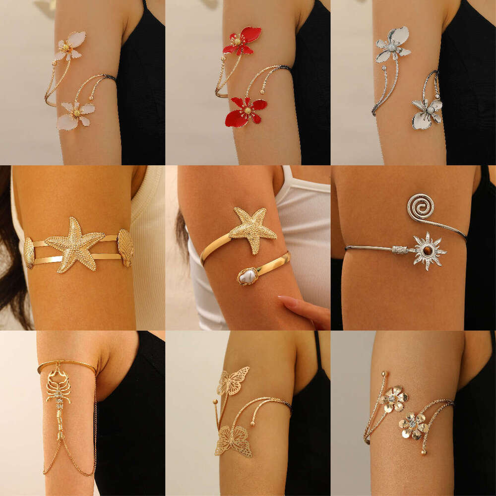 Chain Long Bracelet Star High-end Exquisite Accessory Hand Jewelry DIY Versatile Open Arm Ring