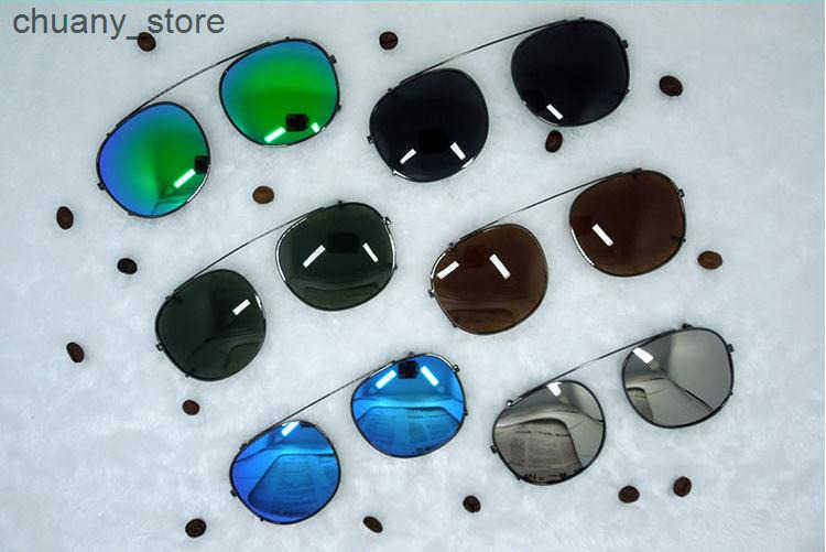 New style cliptosh sunglasses lenses Flip Up polarized lens clip-on clips eyewear myopia 6 colors lens for Lemtosh L250812