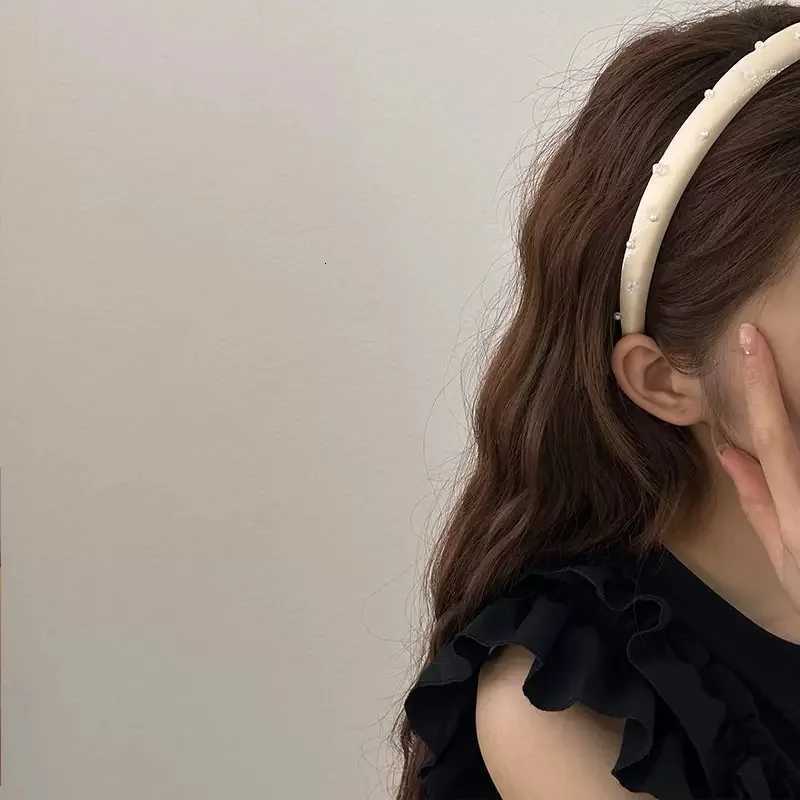 Forest Style Sweet Fairy Pearl Crystal Silk Material Band Wash Face Hair Accessories For Women X250812