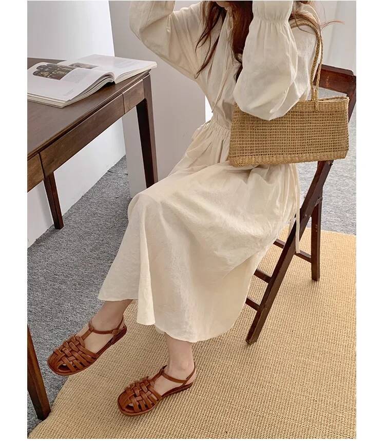 Large Capacity Straw Basket Women Summer Hollow Vacation Beach Ins Fashion Travel Woven Shoulder Bag high-quality