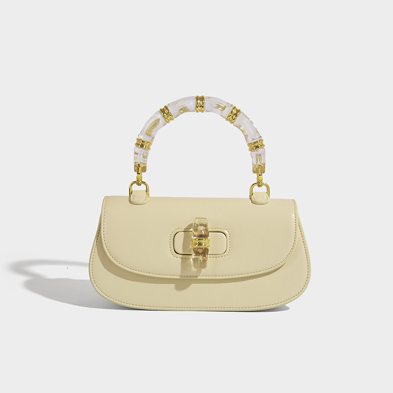 new fashion bag saddle bag bamboo knot bag Chinese style shoulder bag designer bag multifunctional women s crossbody bag retro handbag