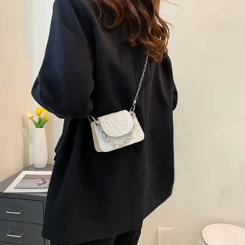 Mini Crossbody Bags for Women Solid Color Small Shoulder Messenger Bag Casual Ladies Chain Shopper Handbags Purse Z250812