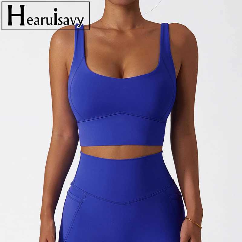 Comfort SkinFriendly Sports Bra With Chest Pad Tank Top Women Gym Fitness Running Bra Stretch Pull Up Vest Underwear Women Z250812
