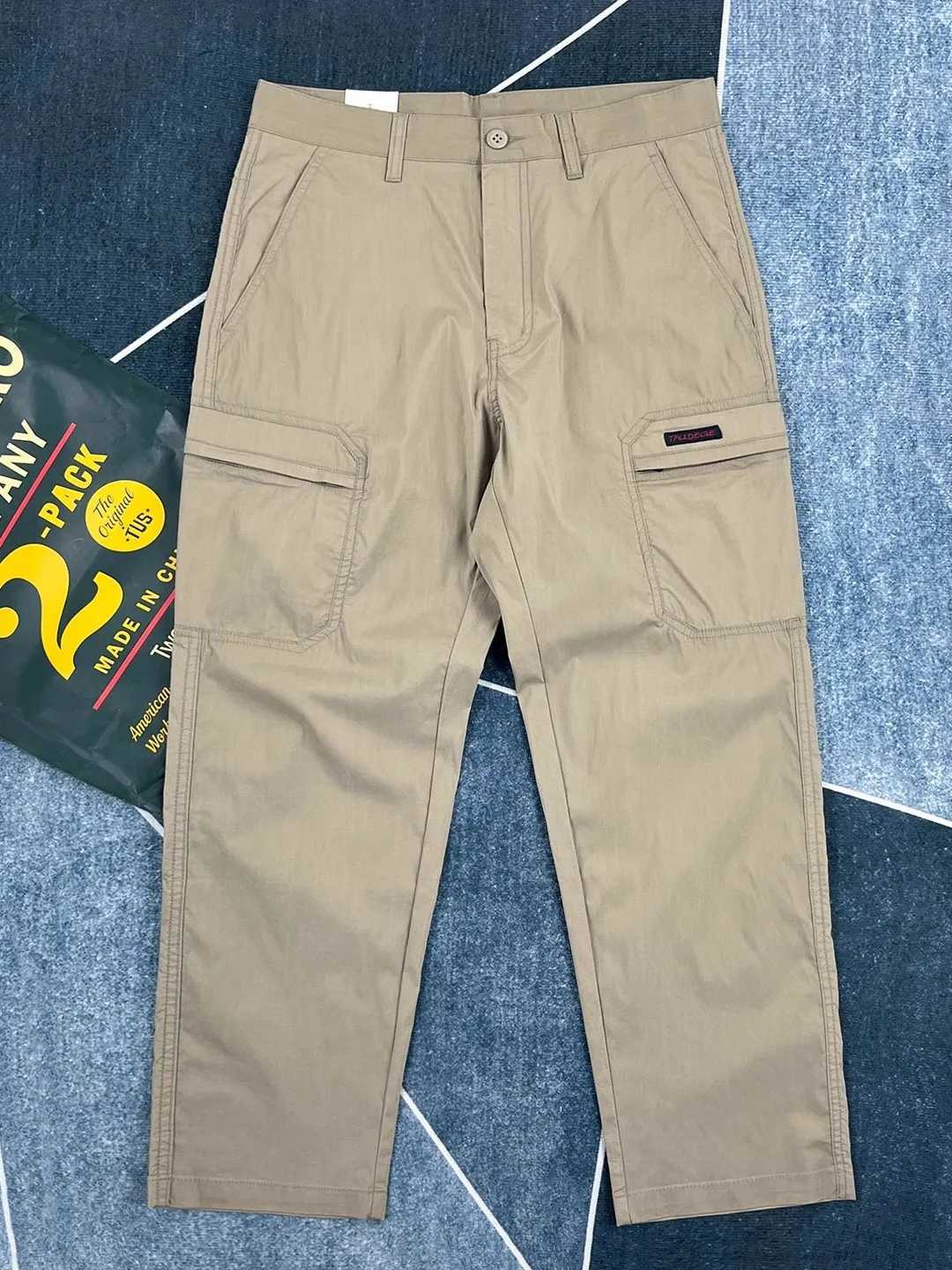 Summer Lightweight Quick-Dry Straight Leg Casual Pants Mens Japanese Retro Multi-Pocket Cargo Pants American Outdoor Trousers X250812