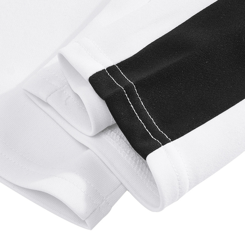 Pants mens Simple and light luxury, heavyweight men's loose-fitting, color-blocking, large-sized casual sportswear sweatpants European size: S-3X