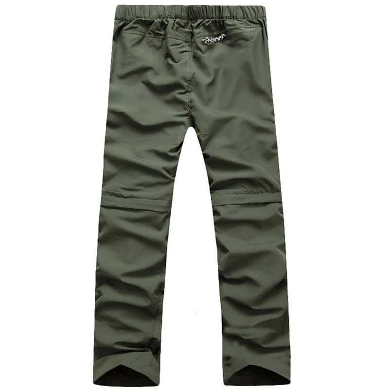 Casual Quick Dry Pants Men Summer Detachable Trousers Mens Outdoors Sports Breathable Waterproof Militarmy Cargo Run Short Pants W250812