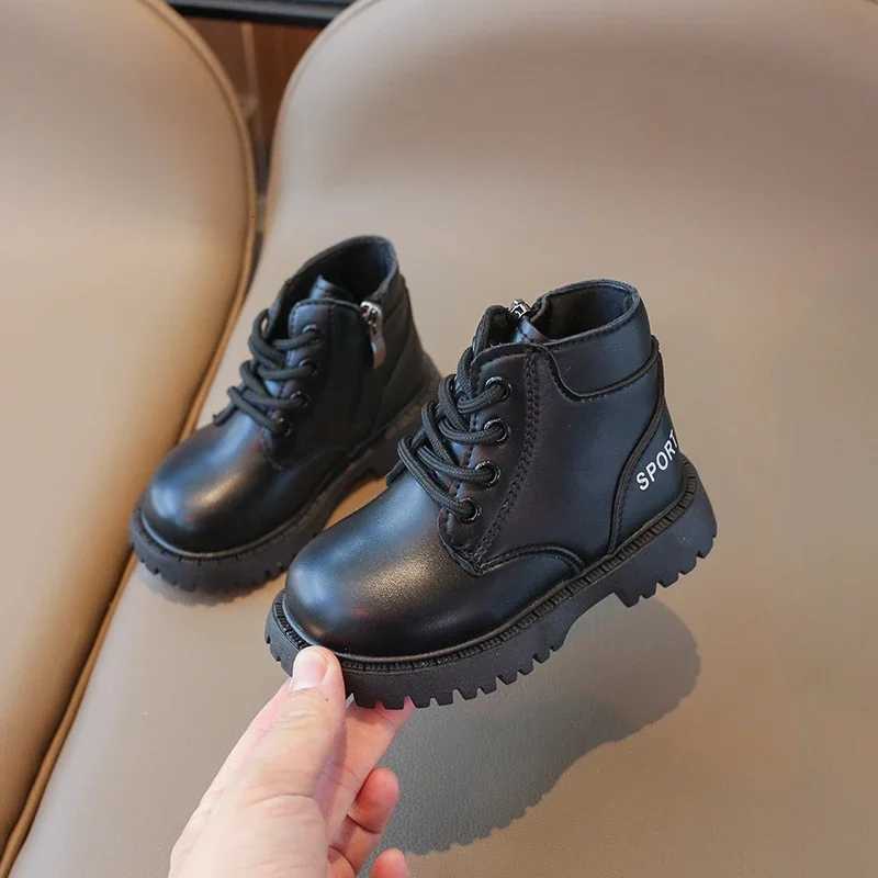 Baby Boys Casual Boots Autumn Winter Girls Shoes Windproof Waterproof Children Outdoor Boots Soft-soled Non-slip Kids Boots XJ250812