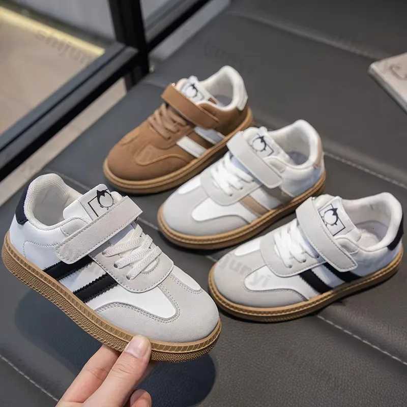 100% Cotton Kids Shoes Casual Sneakers Non-slip Soft Bottom Spring Outdoor Boys Girls Running Shoes 4-16 Years Old Kids Toddler Shoes M250812
