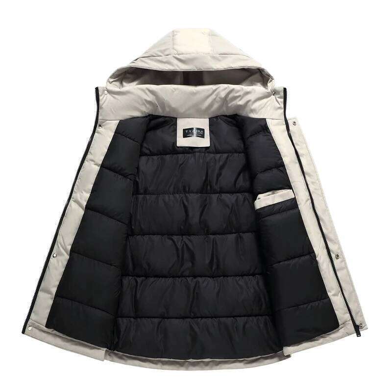 Winter Ski Suit Men Windproof High Quality Skiing Down Cotton Jacket Bibs Pants Set Male Snow Costume Snowboard Wear Overalls