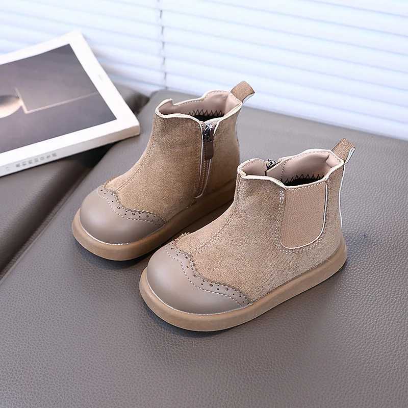 Children Casual Shoes Autumn Winter Baby Girls Boys Snow Boots Soft-soled Non-slip Kids Warm Plush Ankle Boots Outdoor Sneakers XJ250812