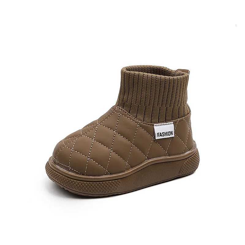 Girl Boot Autumn New Fashion Kid Boots Velvet Warm Cotton Shoe Light Girl Snow Boot Boy Winter Boots Ankle Boot Shoes for Girls XJ250812