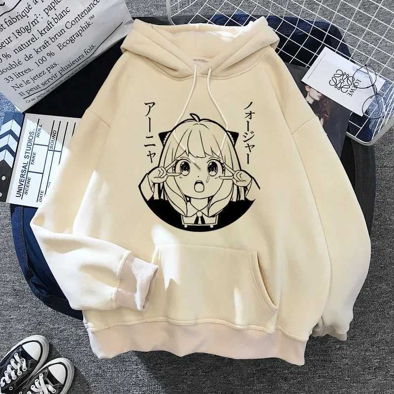 SPY X FAMILY Hoodie Anya Forger Harajuku Kawaii Manga Spyxfamily Sweatshirt Hoody Casual Streetwear Anime Unisex Graphic New Y250811