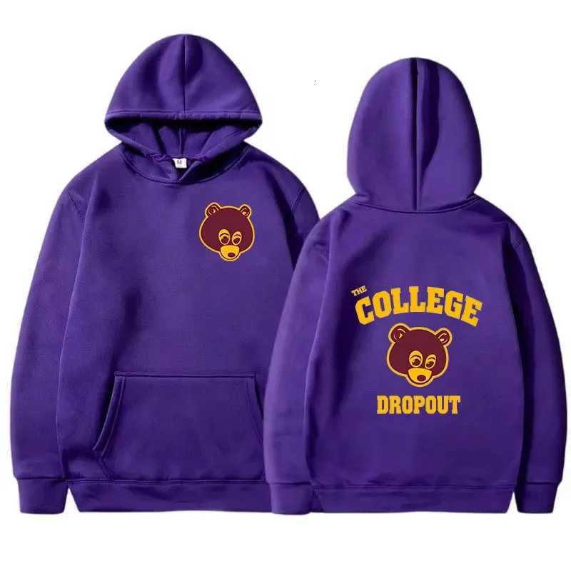 Best Famous The College Dropout Graphics Hoodie Men Womens Hip Hop Rap Vintage Sweatshirt Male Casual Hoodie X250812