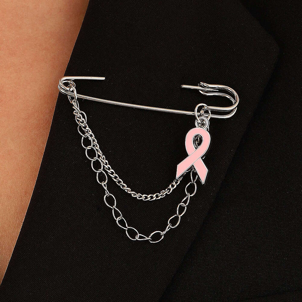 New Chain Brooch Unisex Minimalist Style Butterfly Heart Cross Punk Hip Hop Suit Button Pin