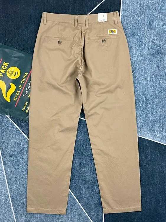 25SS Spring Summer Thin 100% Cotton Washed Pants for Men High Quality American Casual Tapered Straight Cleanfit Chino Trousers X250812