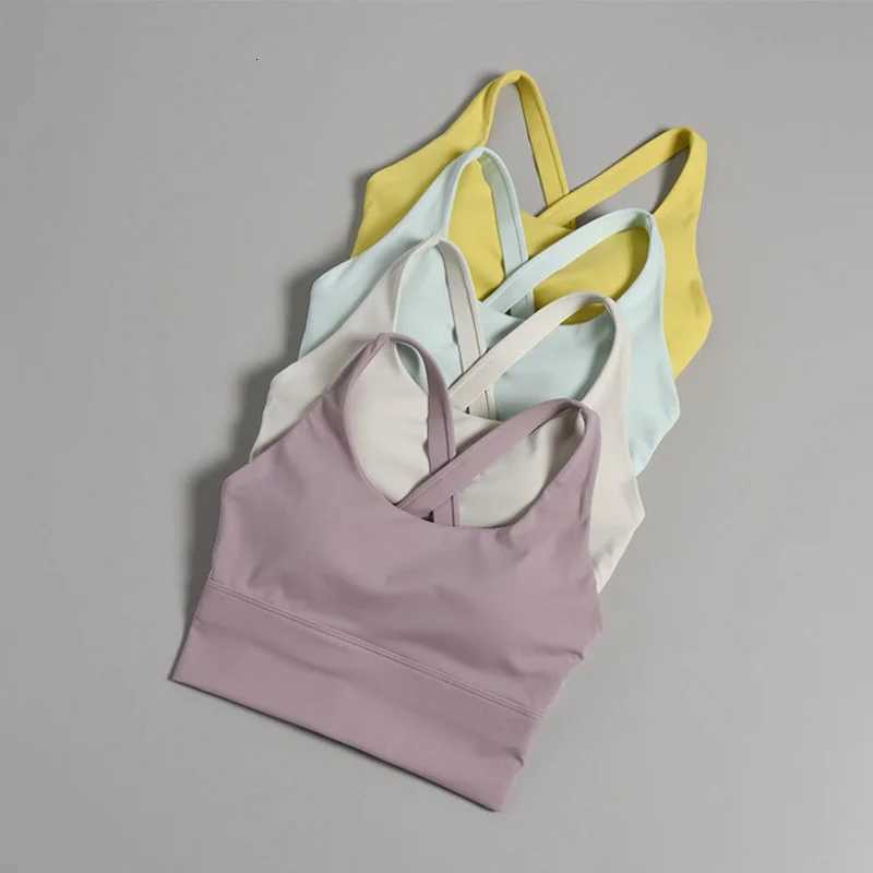 Integrated Fixed Cup Bra for Women Running Fitness Beautiful Back Skipping Rope Clothes Professional Sports Vest Linge Z250812