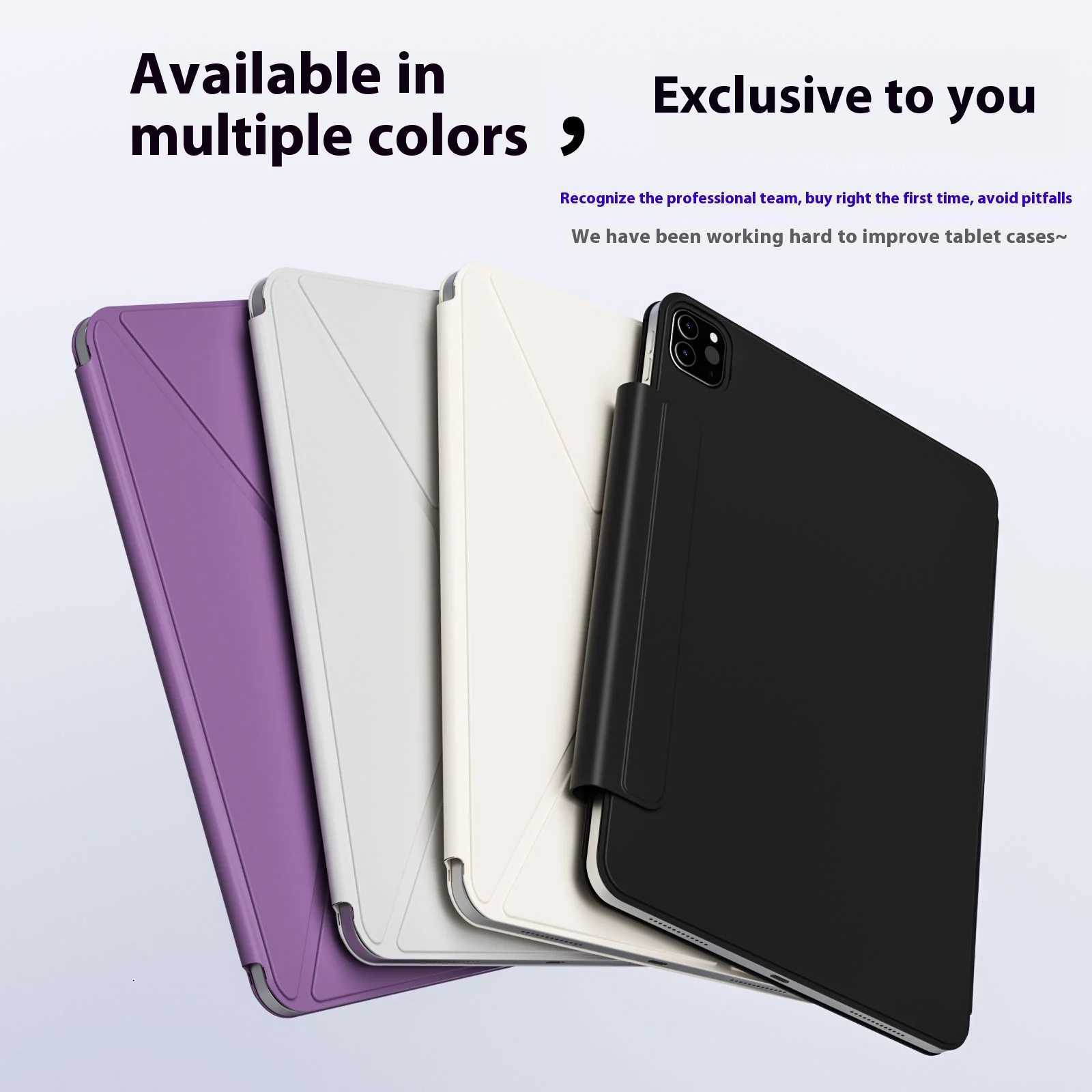 Magnetic Folio Case for iPad Air 11 M3 2025 Multi-fold Magnetic Clip for iPad Air 13 11 inch A16 11th Generation Smart Cover Z250811