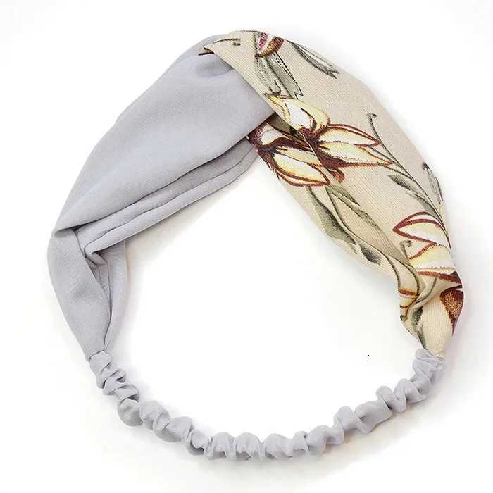 Clearance Fresh Colorful Turban Bands Wen Spring Summer Chiffon Band Wrap Wide Latt Hairband Hair Accessories X250812