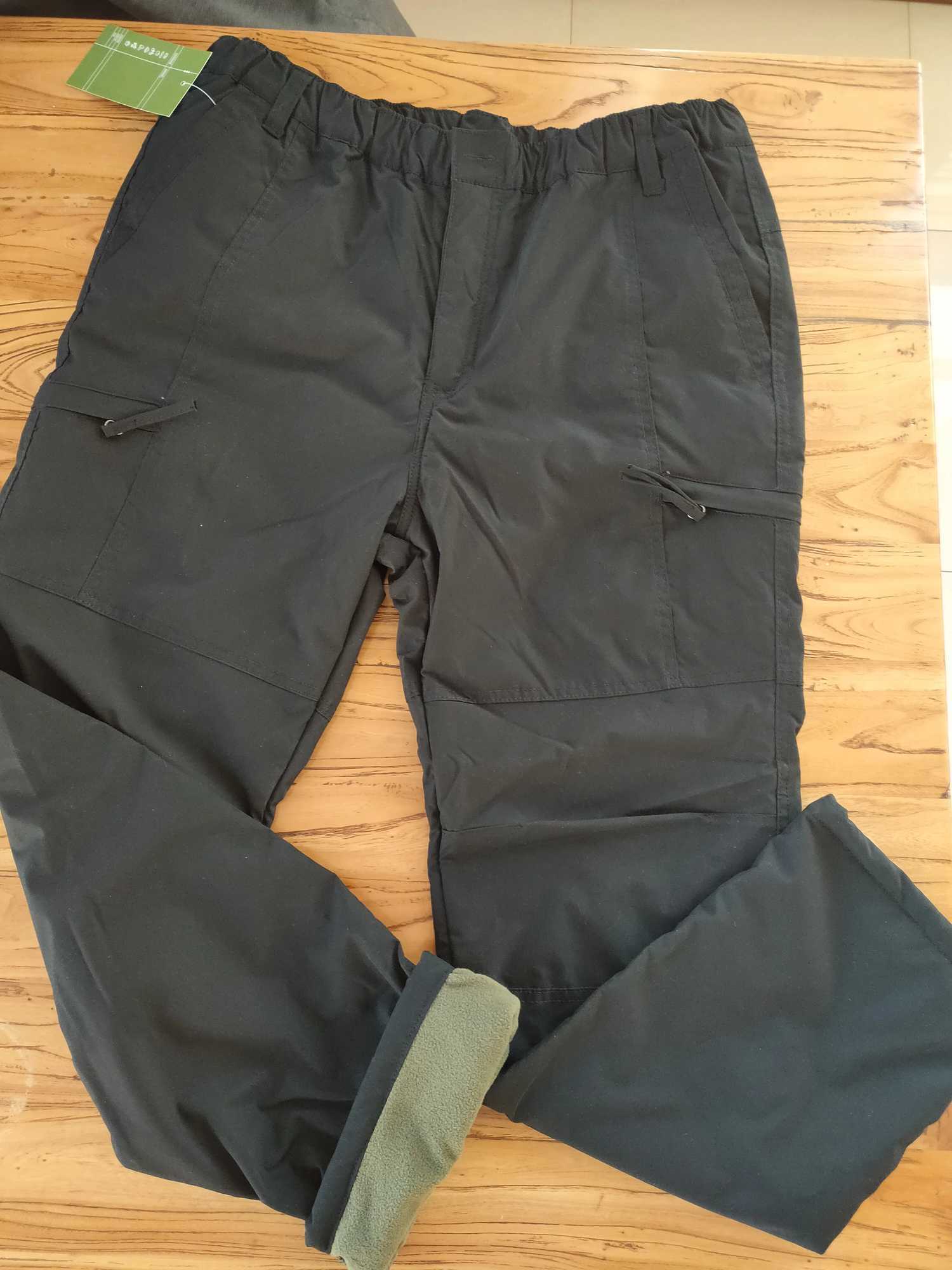 Men Women Multi-Pocket Tooling Pants Fleece Inside Waterproof Windproof Overalls 6 Pocket Trousers X250812